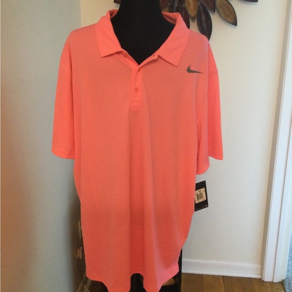 Nike Mens polo Pink NWT size XXL - Picture 3 of 7